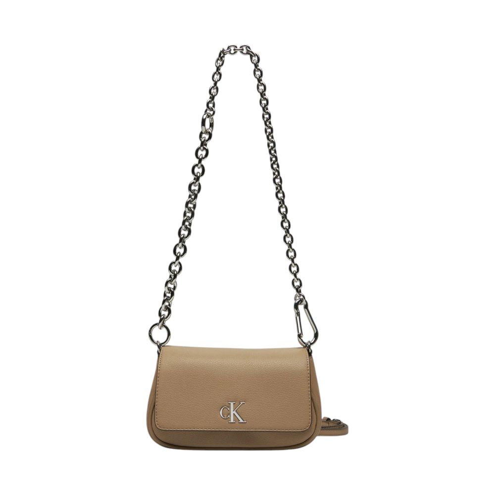 Calvin Klein Beige Recycled Polyester Handbag