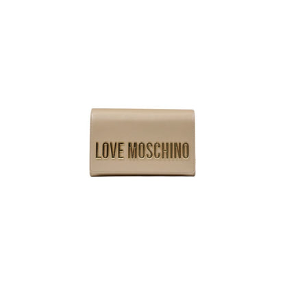 Love Moschino Gold Polyethylene Handbag