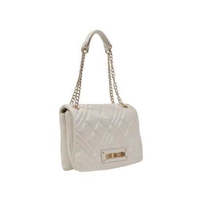 Love Moschino Beige Polyethylene Handbag