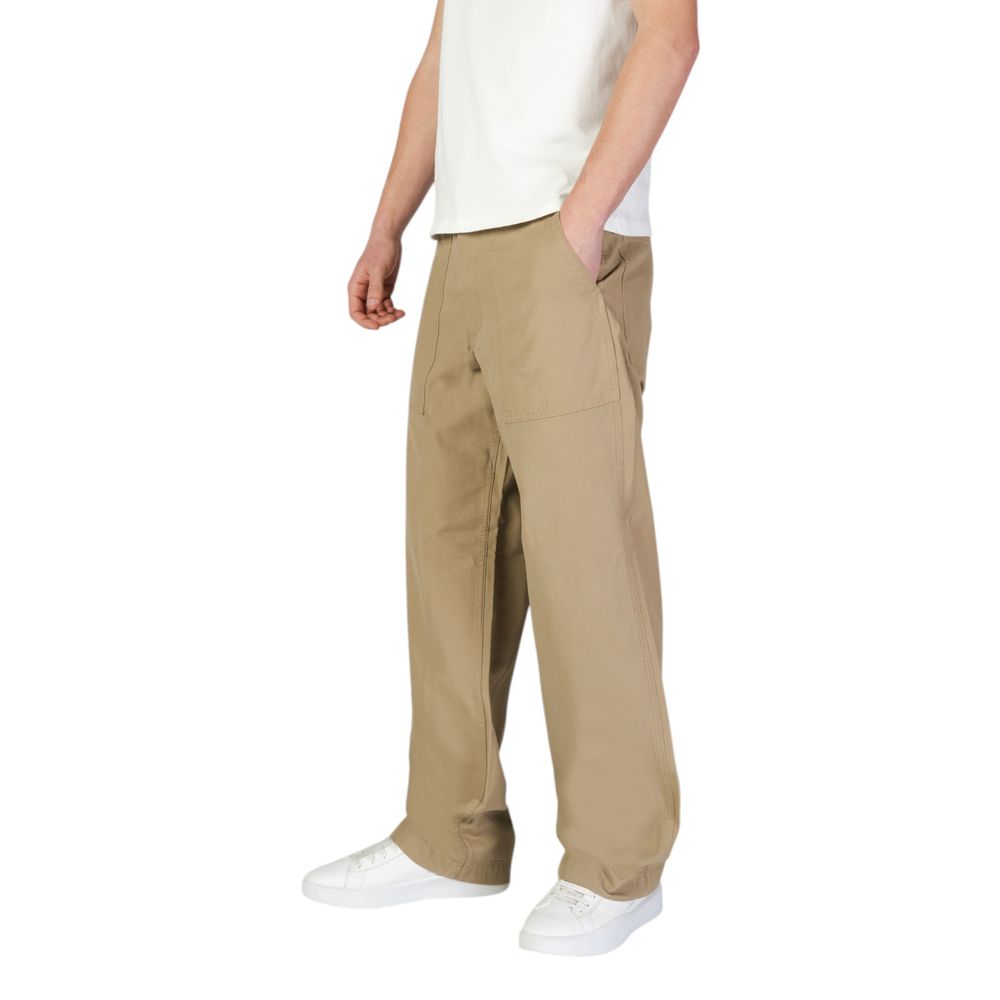 Jack Jones Beige Cotton Jeans & Pant