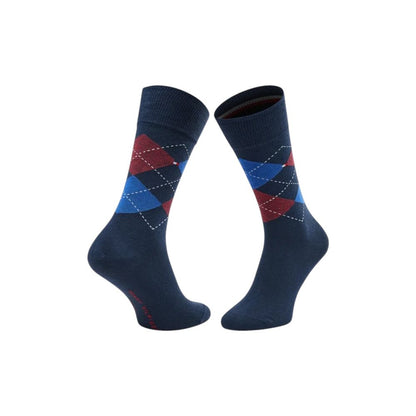 Tommy Hilfiger Blue Cotton Sock