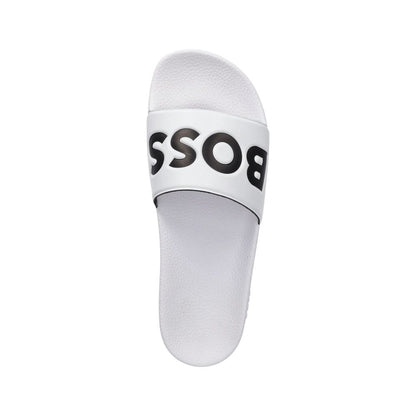 Hugo Boss White Pvc Sandal