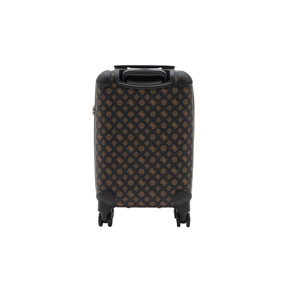 Guess Brown Polyethylene Luggage And Travel