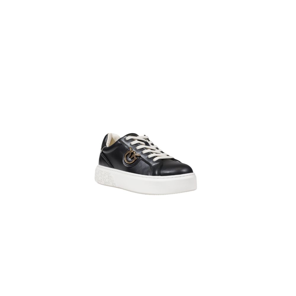 PINKO Black Leather Sneaker