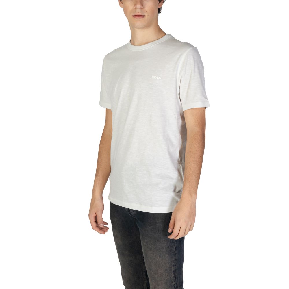 Hugo Boss White Cotton T-Shirt