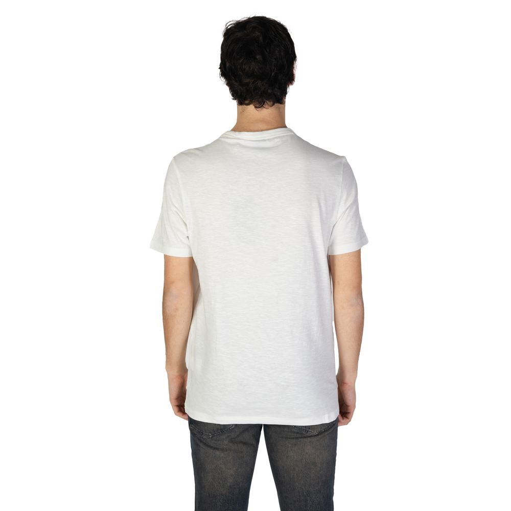 Hugo Boss White Cotton T-Shirt