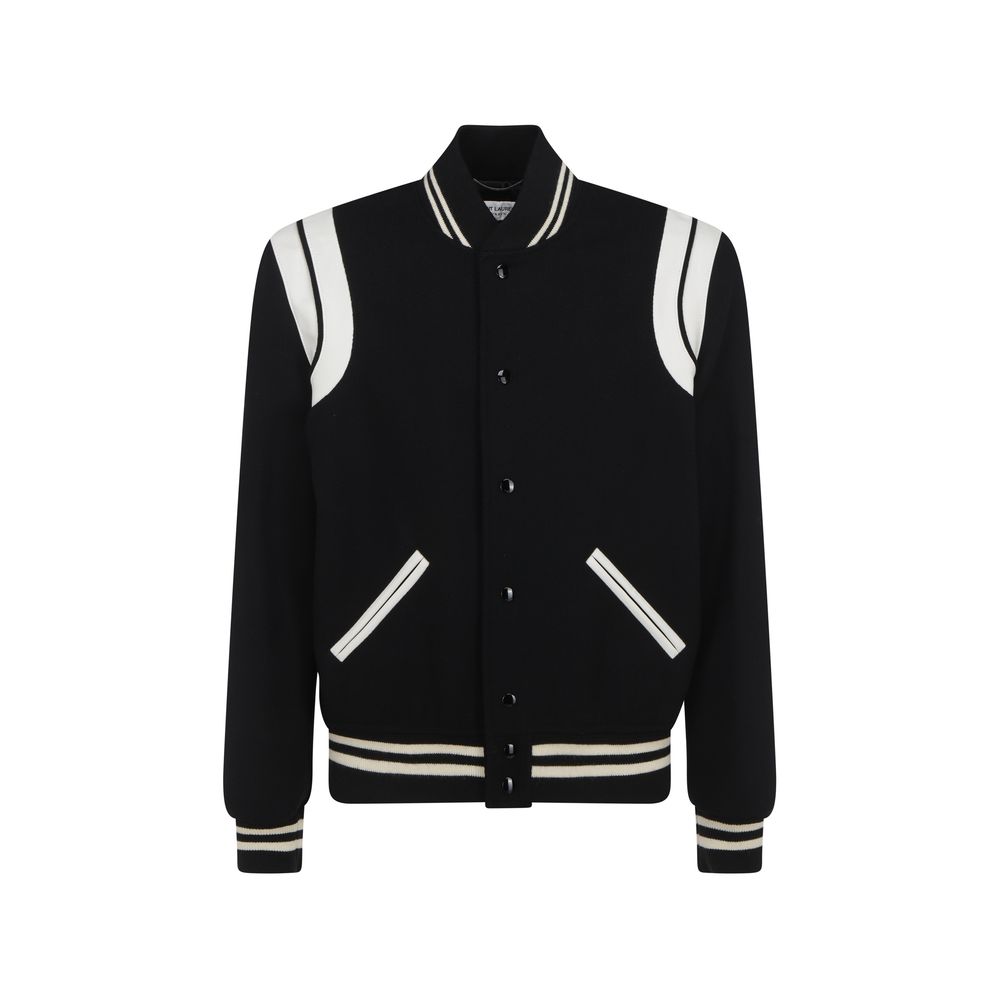 Saint Laurent Teddy College Jacket