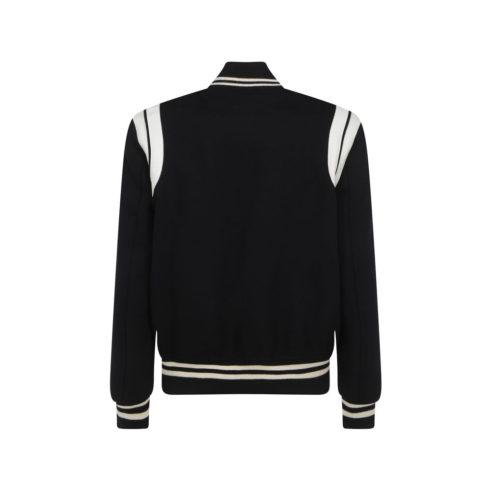 Saint Laurent Teddy College Jacket