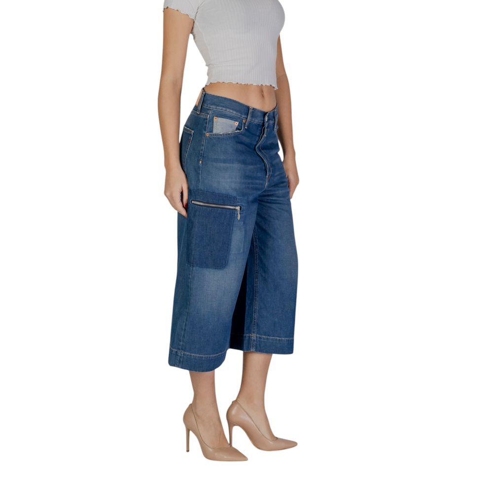 Replay Blue Cotton Jeans & Pant