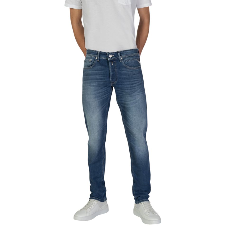 Replay Blue Cotton Jeans & Pant