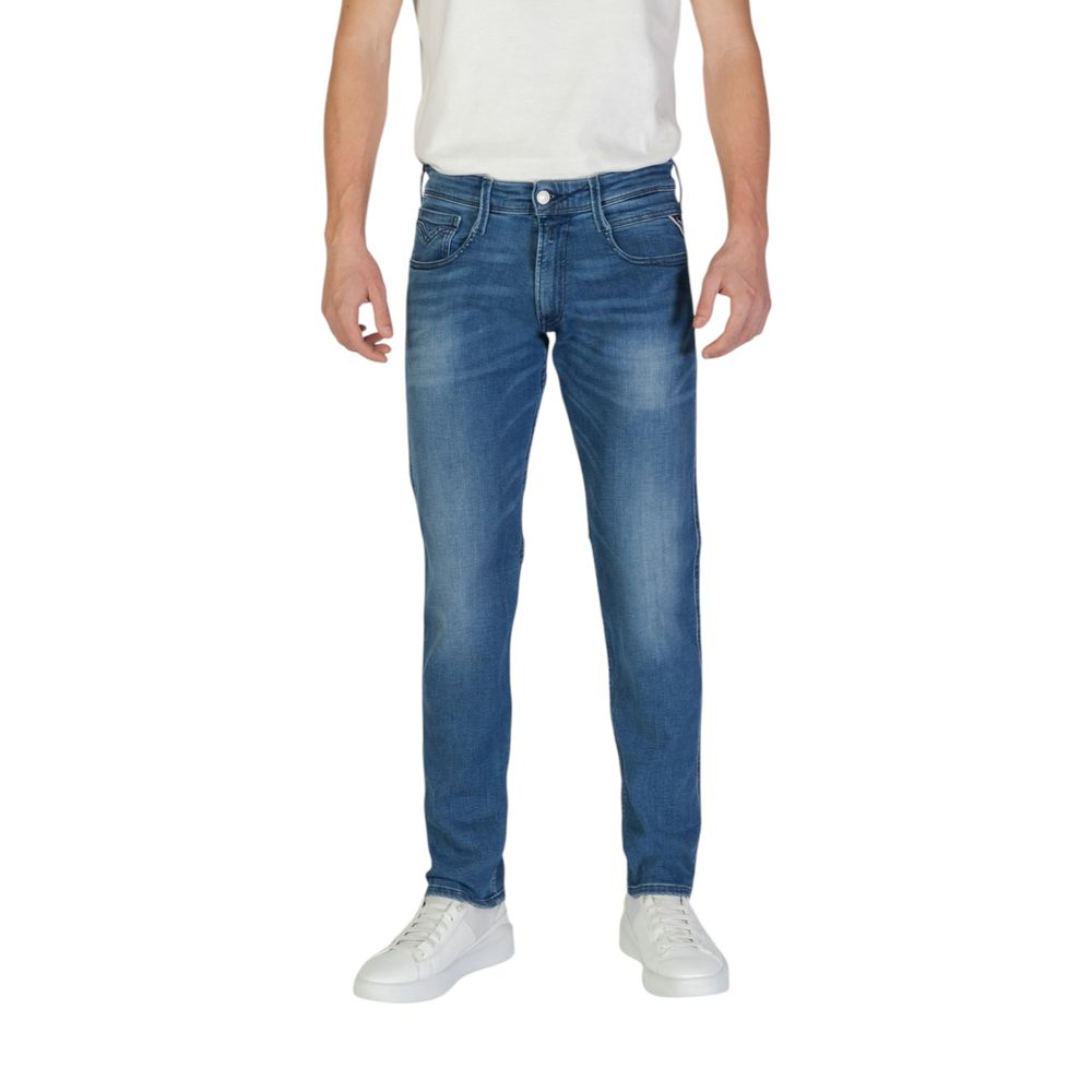 Replay Blue Cotton Jeans & Pant