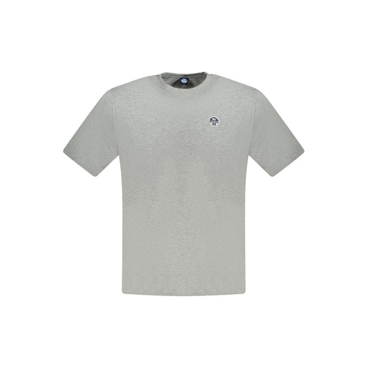 North Sails Gray Cotton T-Shirt