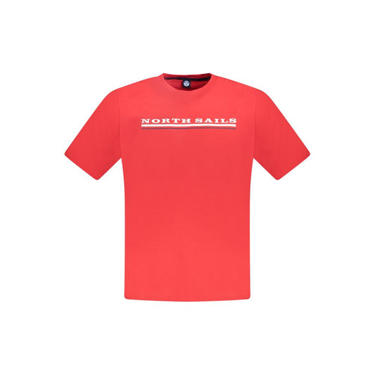 North Sails Red Cotton T-Shirt