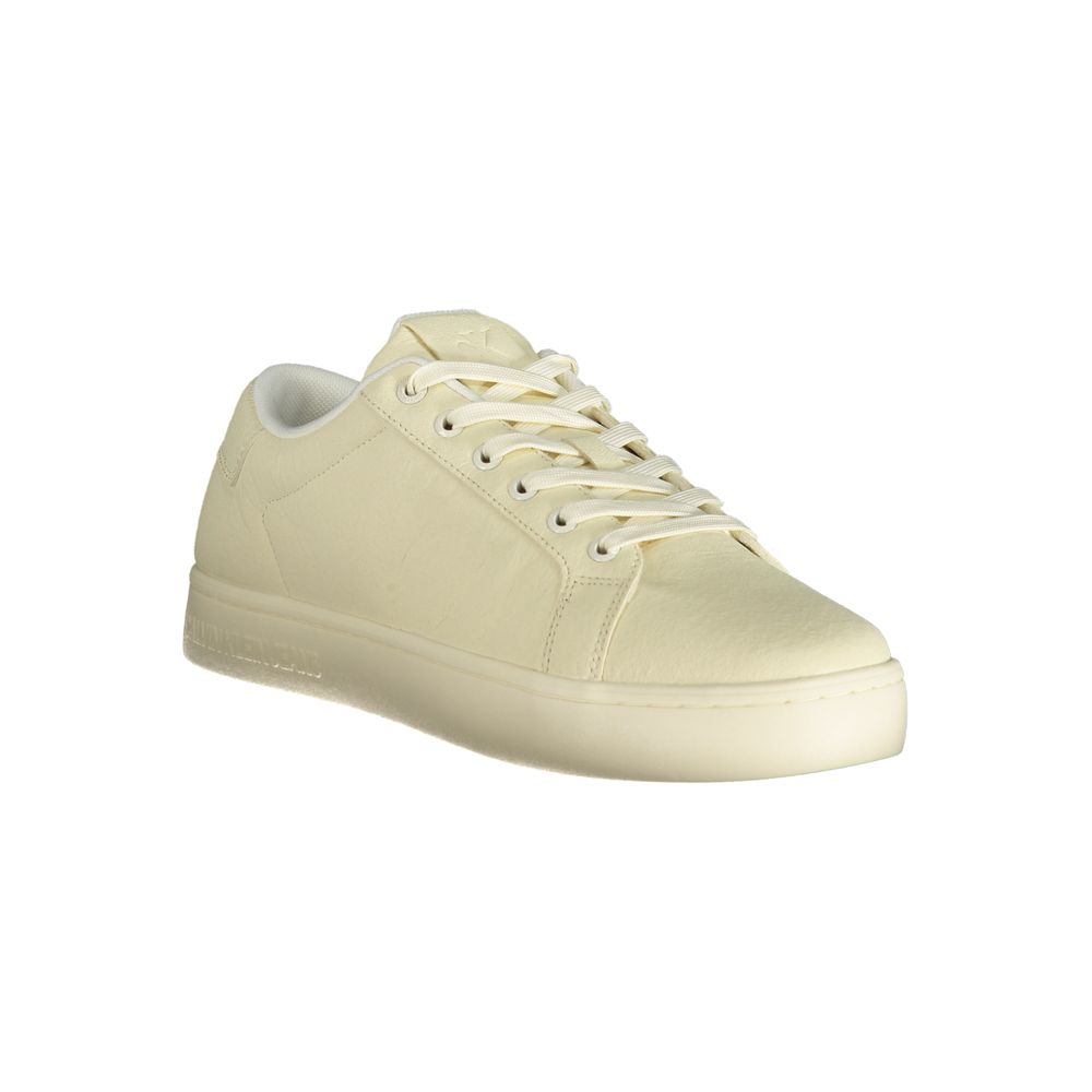 Calvin Klein White Polyester Sneaker