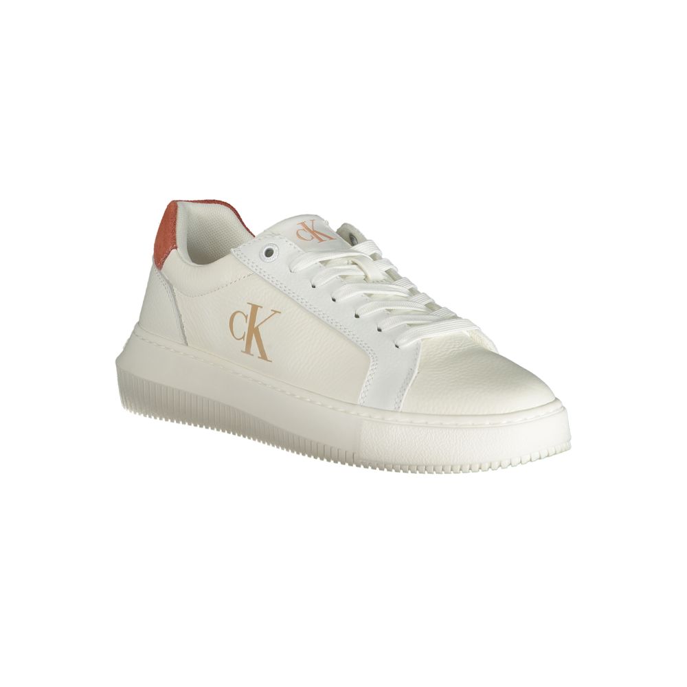 Calvin Klein White Polyester Sneaker