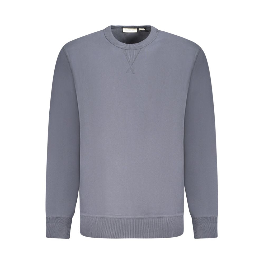 Calvin Klein Blue Cotton Sweater