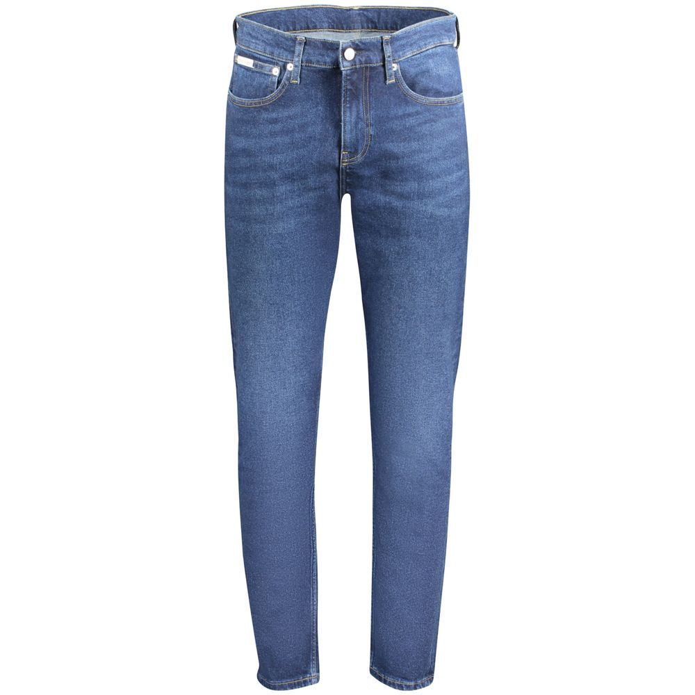 Calvin Klein Blue Cotton Jeans & Pant