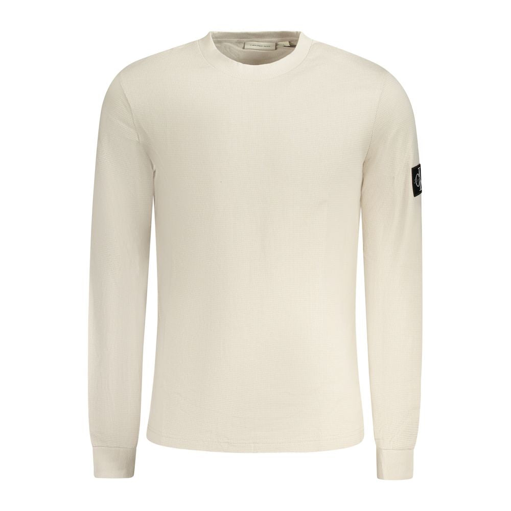 Calvin Klein Beige Cotton Sweater