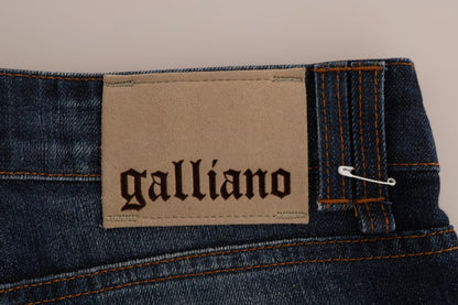 John Galliano Stylish Skinny Low Rise Denim Jeans John Galliano