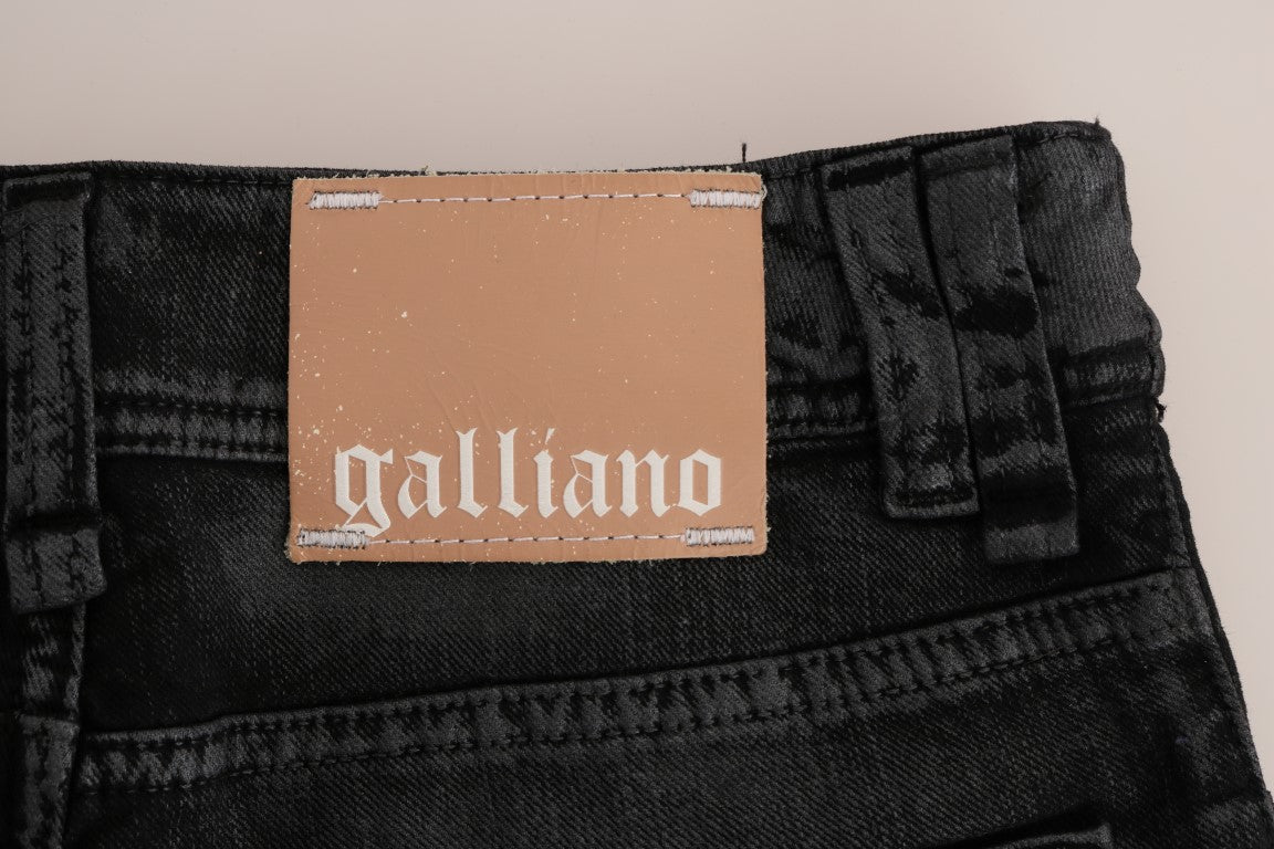 John Galliano Chic Gray Wash Regular Fit Jeans John Galliano