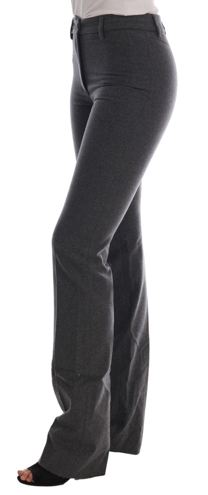 Ermanno Scervino Chic Gray Formal Pants - Elegance Refined Ermanno Scervino