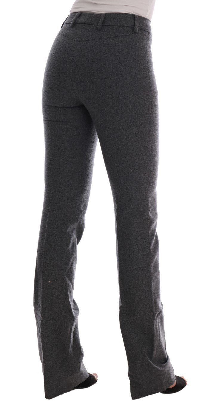 Ermanno Scervino Chic Gray Formal Pants - Elegance Refined Ermanno Scervino