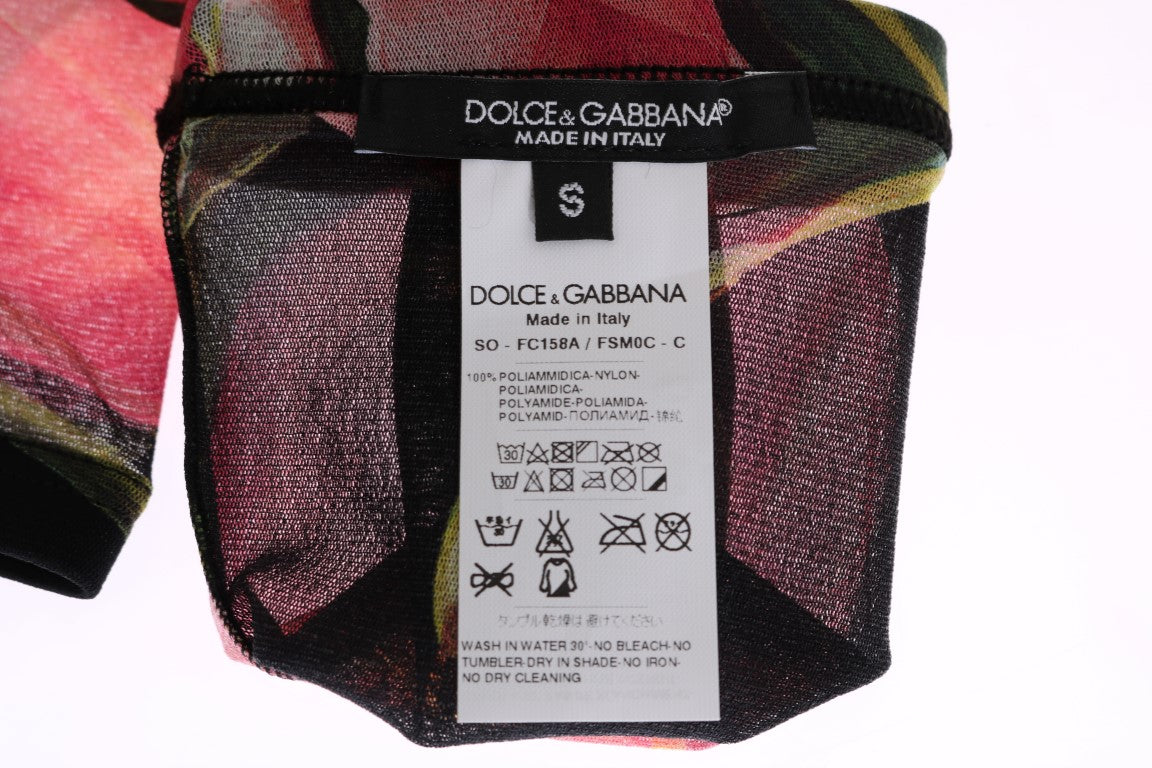 Dolce & Gabbana Floral Nylon Stretch Stockings Dolce & Gabbana