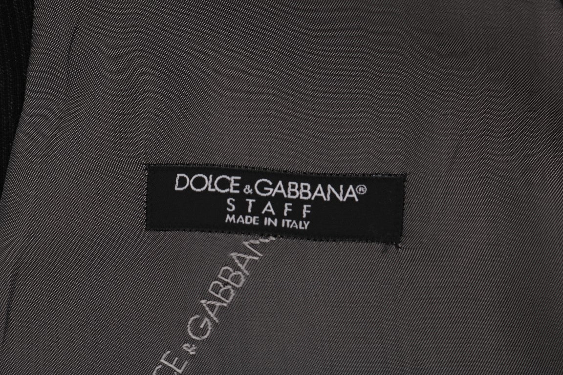 Dolce & Gabbana Elegant Striped Waistcoat Vest Dolce & Gabbana