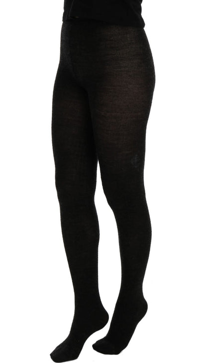 Dolce & Gabbana Elegant Gray High-Waist Stretch Tights Pants Dolce & Gabbana