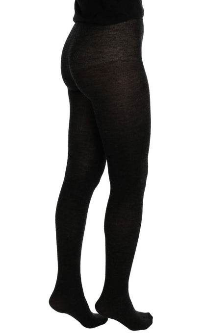 Dolce & Gabbana Elegant Gray High-Waist Stretch Tights Pants Dolce & Gabbana