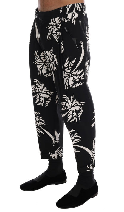 Dolce & Gabbana Elegant Tree Print Ankle Trousers Dolce & Gabbana