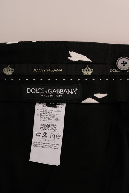 Dolce & Gabbana Elegant Tree Print Ankle Trousers Dolce & Gabbana