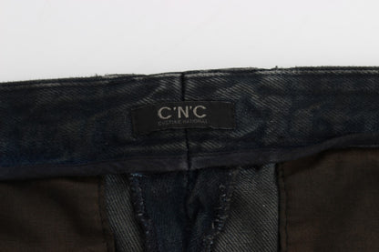 Costume National Chic Blue Slim Fit Denim Jeans Costume National