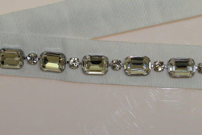 Dolce & Gabbana Elegant Crystal-Embellished Waist Belt Dolce & Gabbana