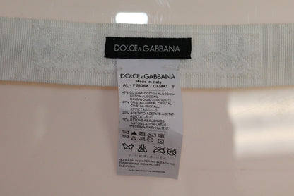 Dolce & Gabbana Elegant Crystal-Embellished Waist Belt Dolce & Gabbana