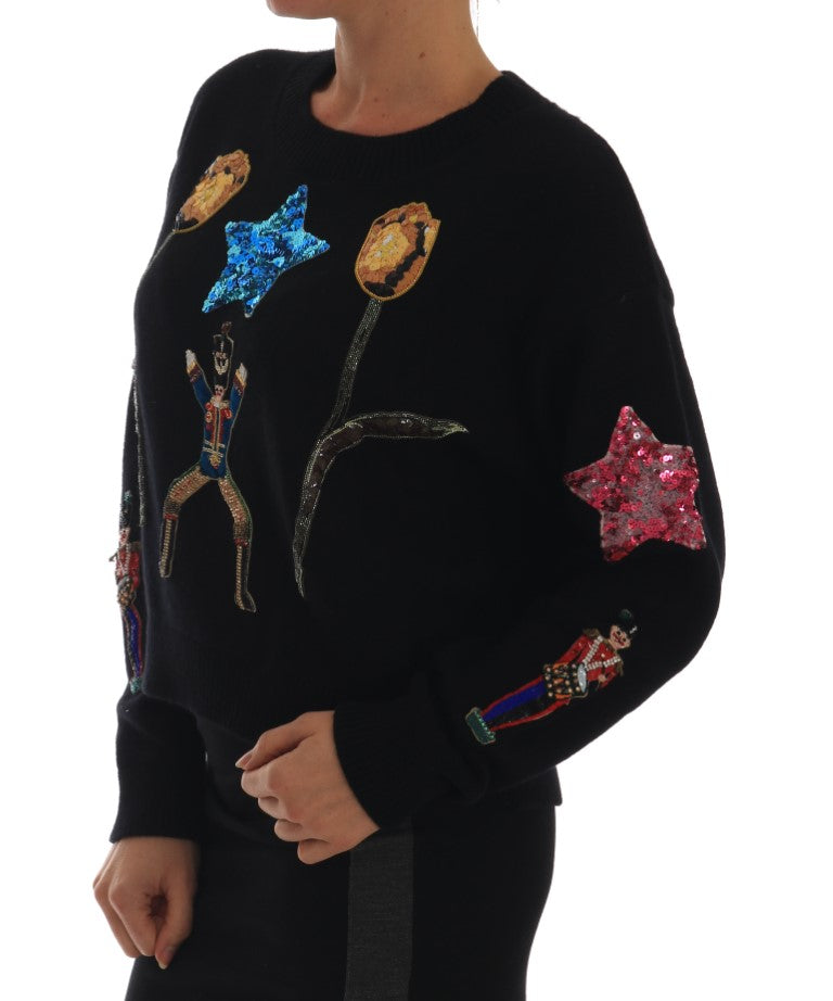 Dolce & Gabbana Enchanted Elegance Cashmere Sweater Dolce & Gabbana