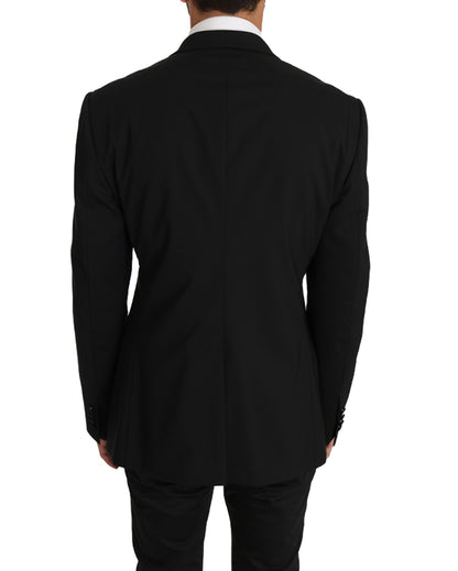 Dolce & Gabbana Elegant Black Slim Fit Martini Blazer Jacket Dolce & Gabbana