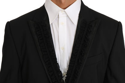 Dolce & Gabbana Elegant Black Slim Fit Martini Blazer Jacket Dolce & Gabbana