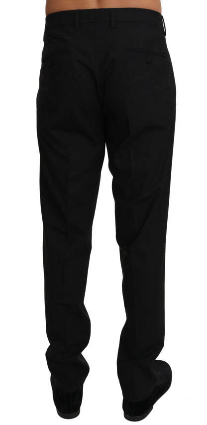 Dolce & Gabbana Elegant Formal Wool Blend Trousers Dolce & Gabbana