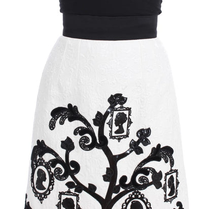 Dolce & Gabbana Elegant Floral Brocade High-Waist Skirt Dolce & Gabbana