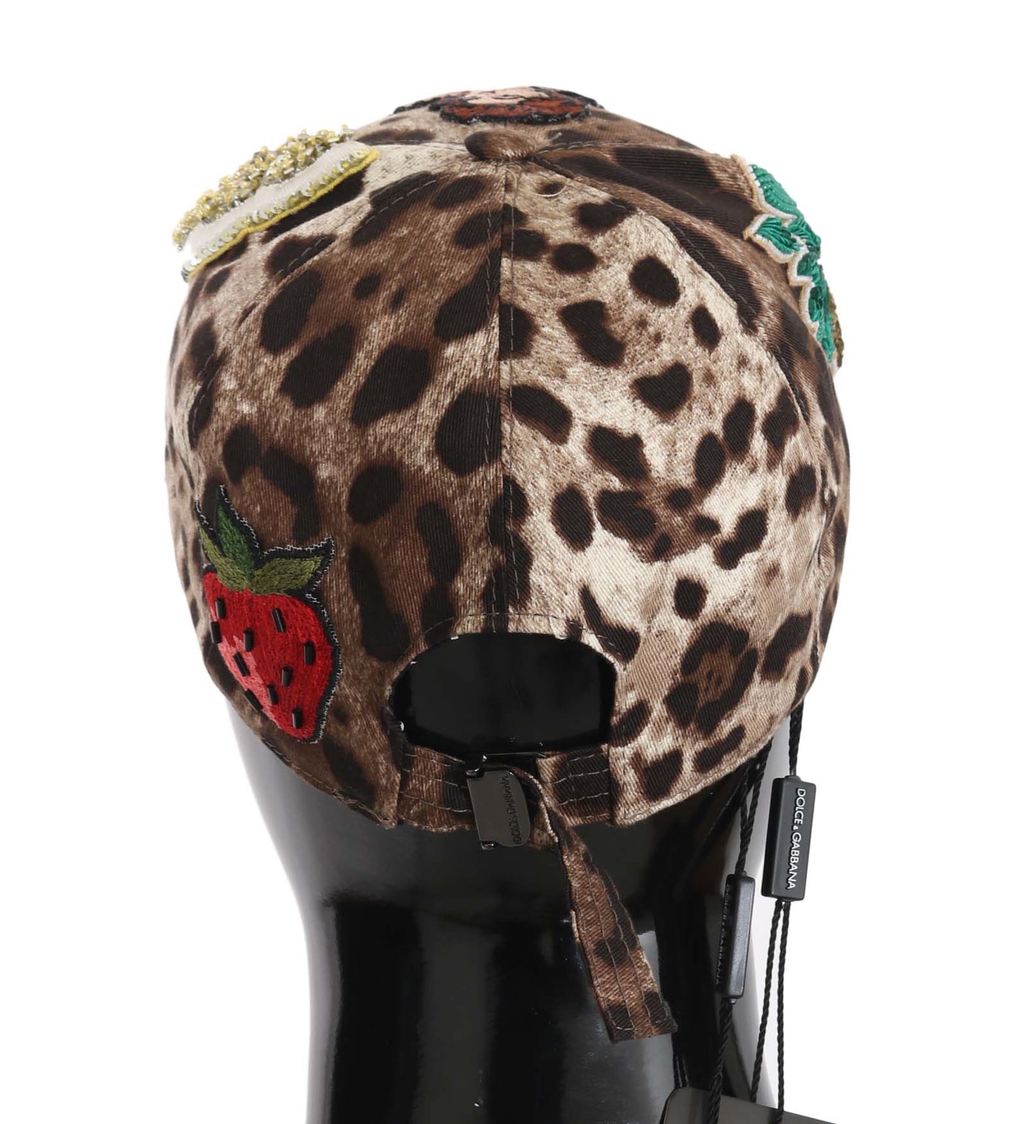 Dolce & Gabbana Elegant Sequined Leopard Baseball Cap Dolce & Gabbana