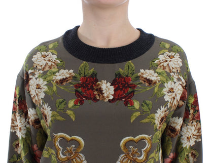 Dolce & Gabbana Enchanted Sicily Silk Crewneck Blouse Dolce & Gabbana