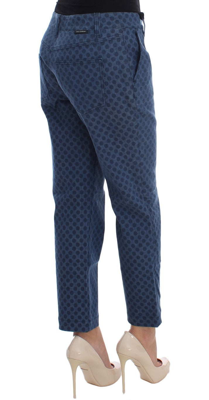 Dolce & Gabbana Polka Dotted Capri Stretch Jeans Dolce & Gabbana