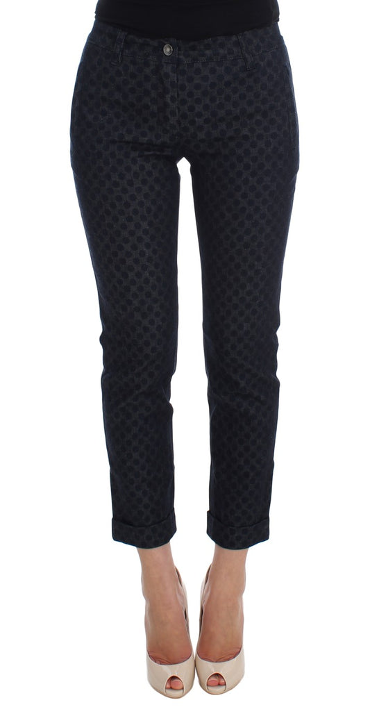 Dolce & Gabbana Chic Polka Dotted Capris Jeans Dolce & Gabbana