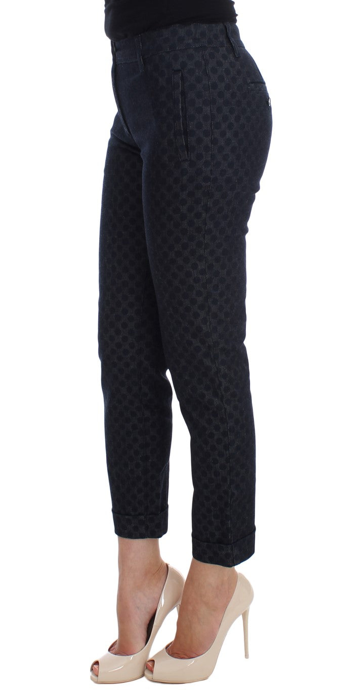 Dolce & Gabbana Chic Polka Dotted Capris Jeans Dolce & Gabbana