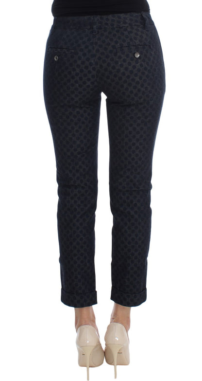 Dolce & Gabbana Chic Polka Dotted Capris Jeans Dolce & Gabbana