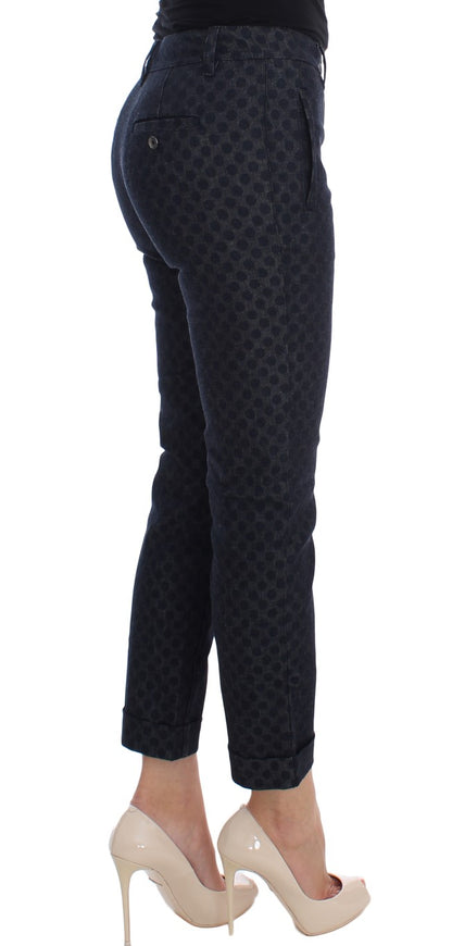 Dolce & Gabbana Chic Polka Dotted Capris Jeans Dolce & Gabbana