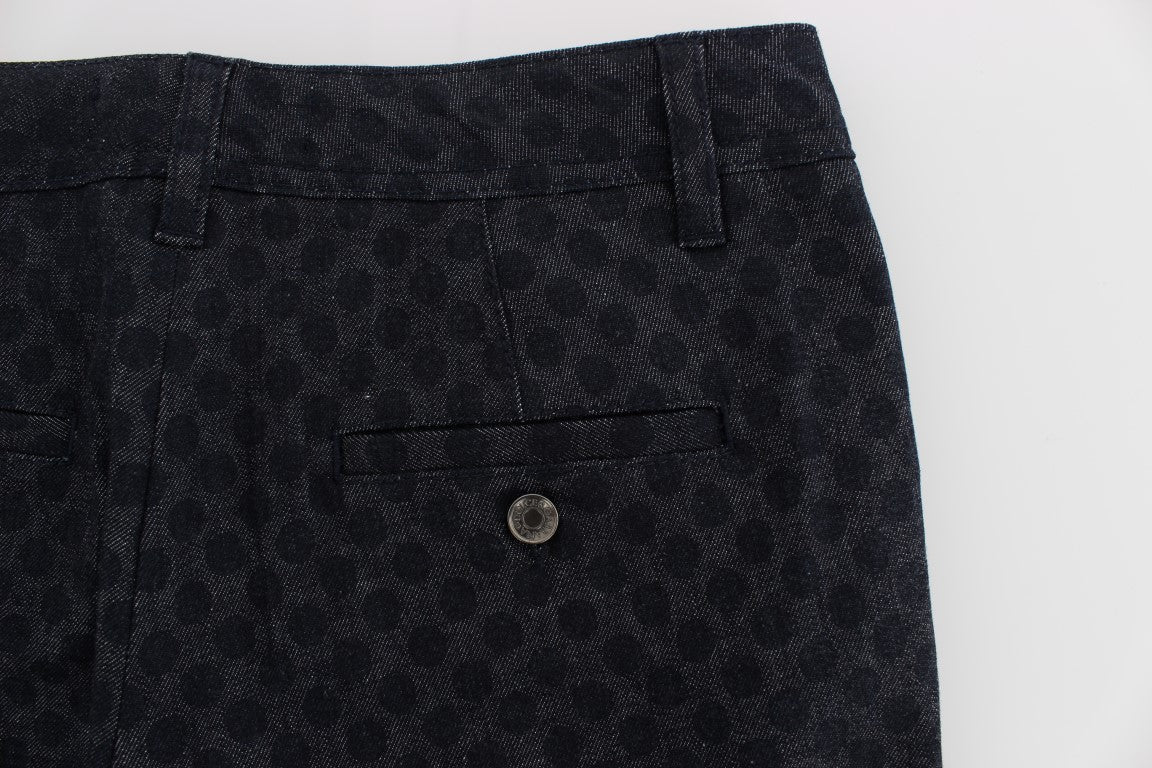 Dolce & Gabbana Chic Polka Dotted Capris Jeans Dolce & Gabbana