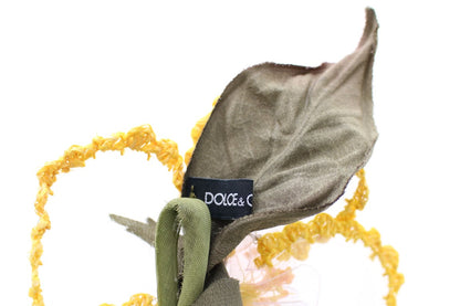 Dolce & Gabbana Exquisite Handmade Floral Silk Brooch Dolce & Gabbana