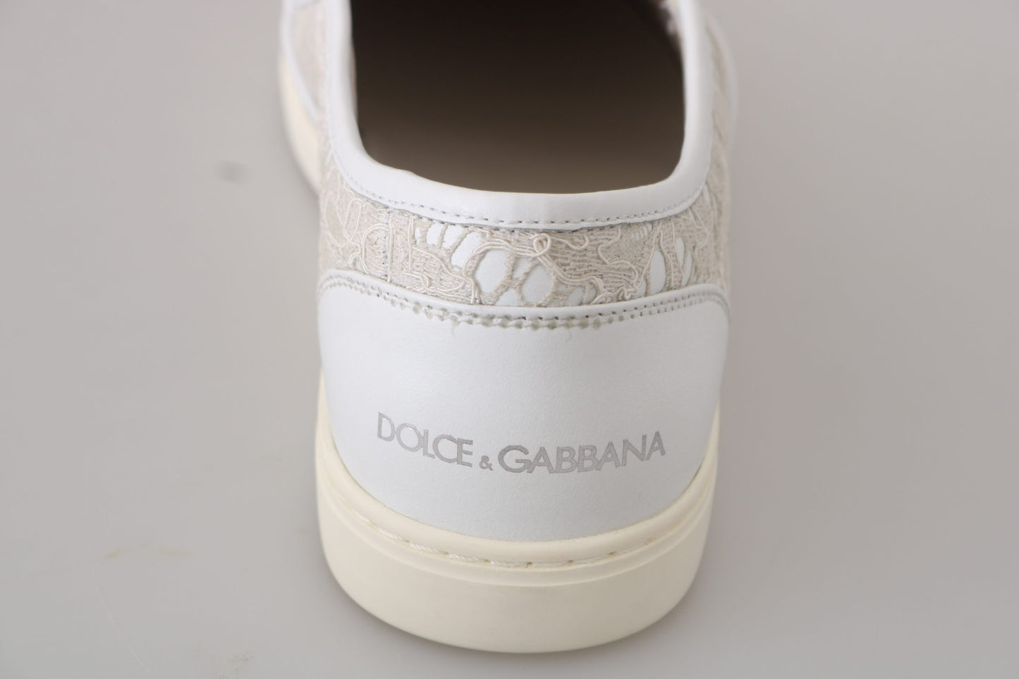 Dolce & Gabbana Elegant Off White Loafers for Ladies Dolce & Gabbana